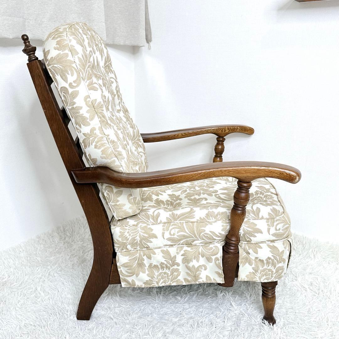 飛騨産業 キツツキ 1Pソファ ラウンジチェア メロウ　穂高　オーク材 アーム