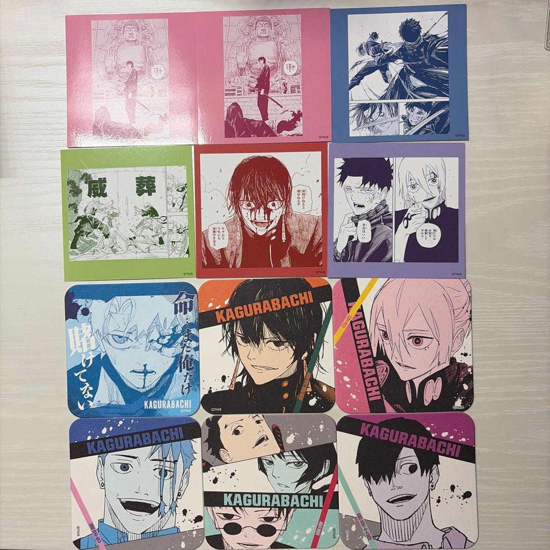 カグラバチ アートコースター スクエアカードコレクション - メルカリ