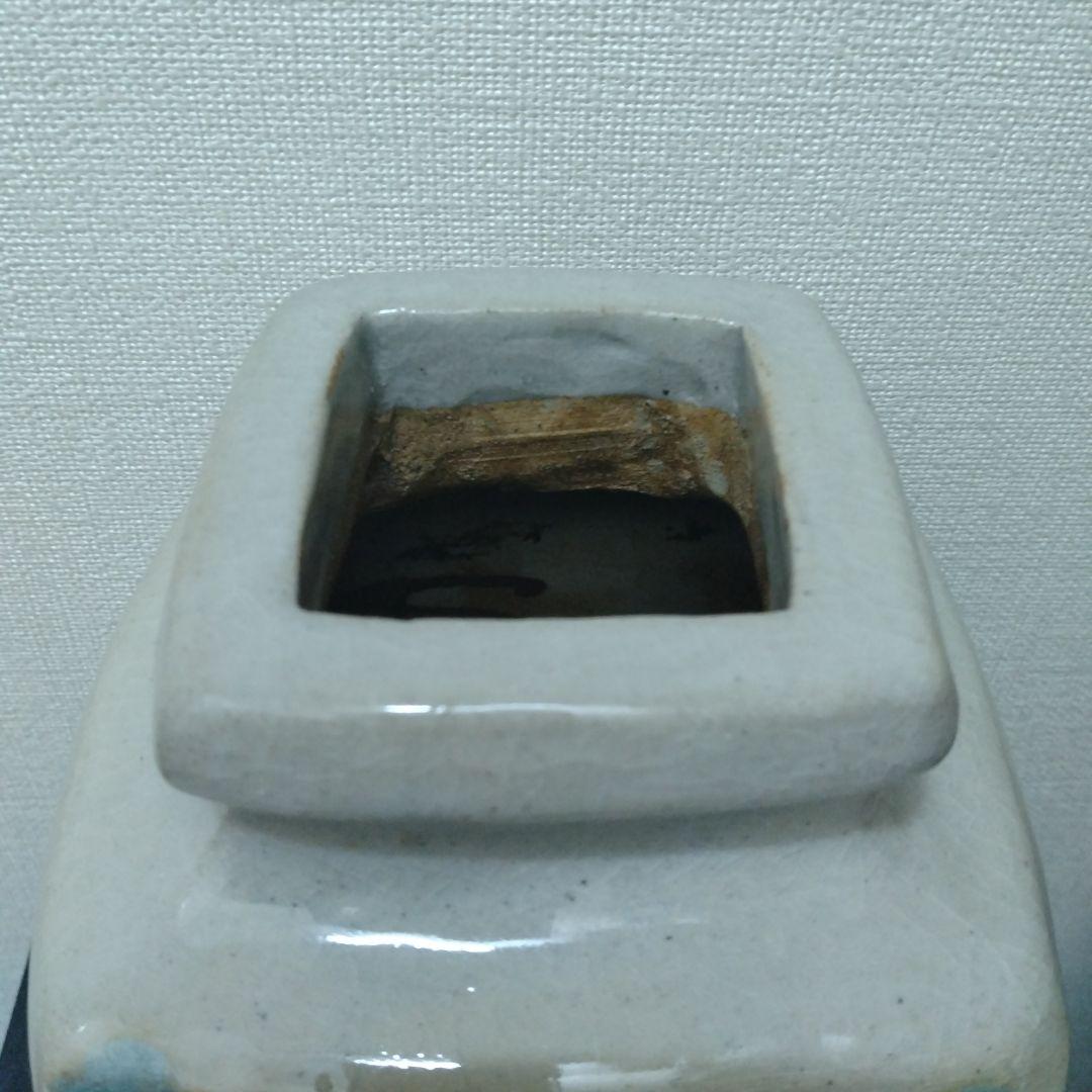 河井武一 花紋扁壺(または花紋角壺) - メルカリ