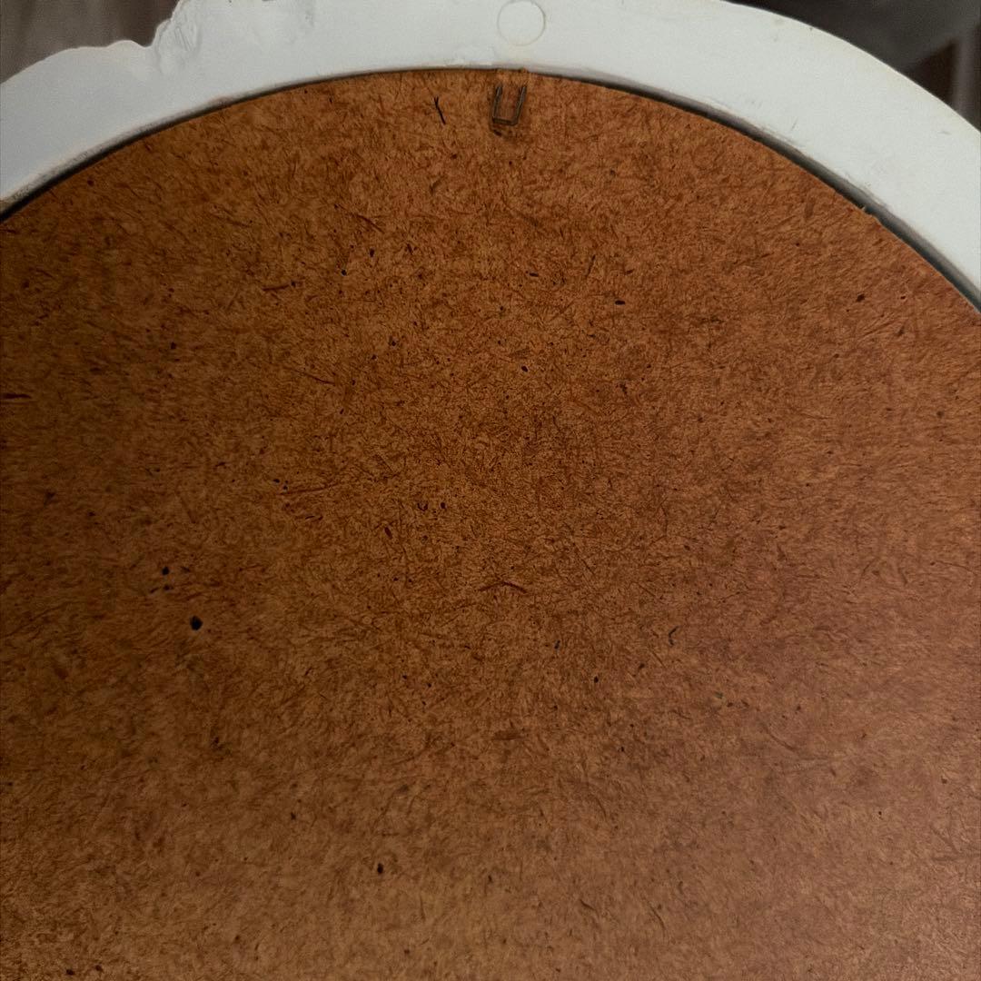 ロココ調ミラー　オーバル型 壁掛け鏡 ホワイトゴールド