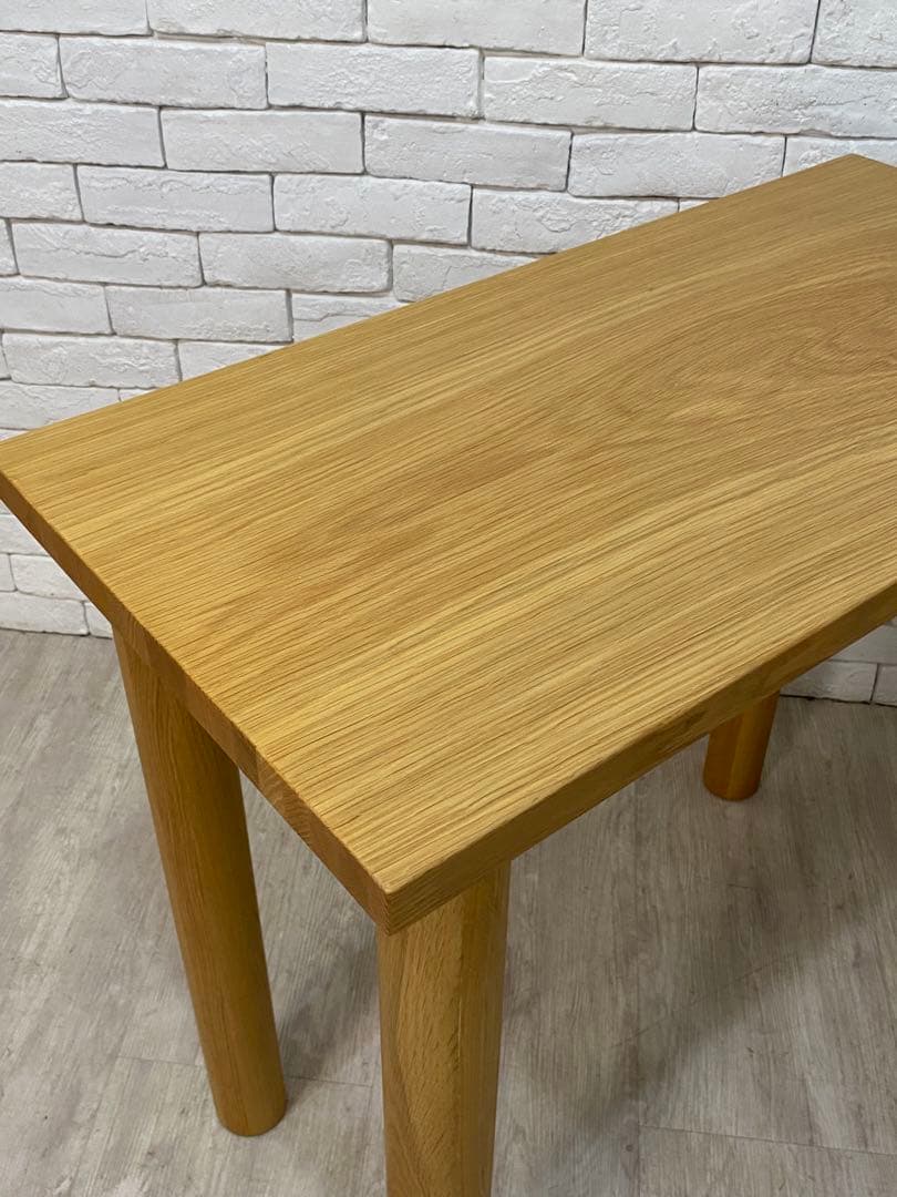 【東京都内23区配送無料】定価4万円　無印　テーブル　飾り棚　机　サイド　ナイト