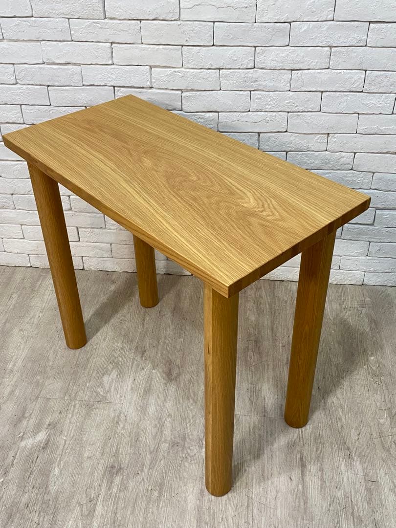 【東京都内23区配送無料】定価4万円　無印　テーブル　飾り棚　机　サイド　ナイト