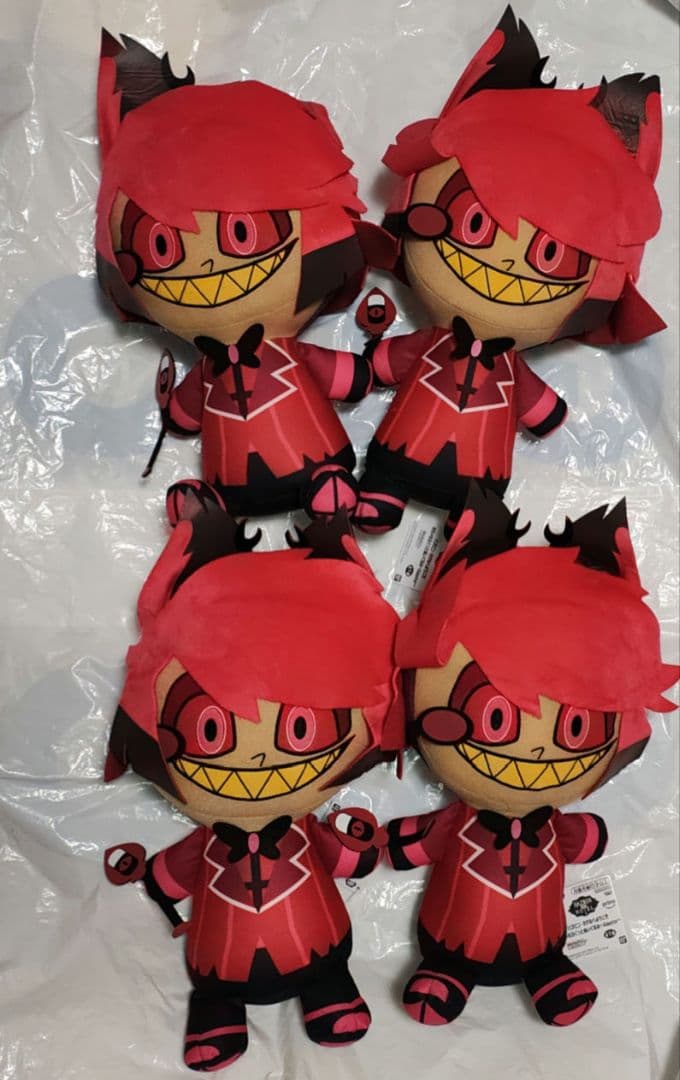 ハズビンホテル めちゃもふぐっとぬいぐるみ アラスター 4点 ハズビンホテルへようこそ めちゃもふぐっとぬいぐるみ Alastor