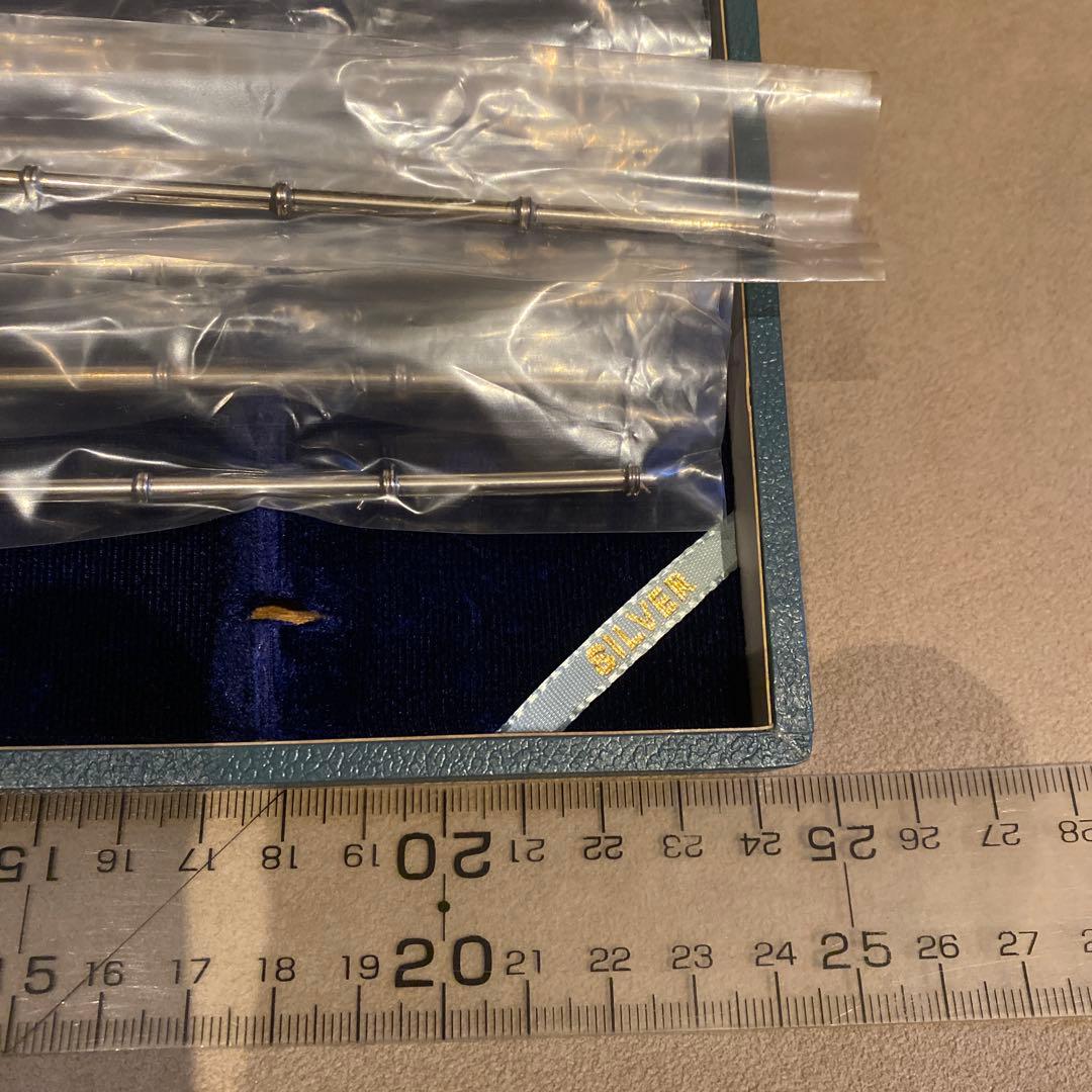 マドラー　スプーン　ストロー　silver 刻印　銀製　銀製品　銀食器