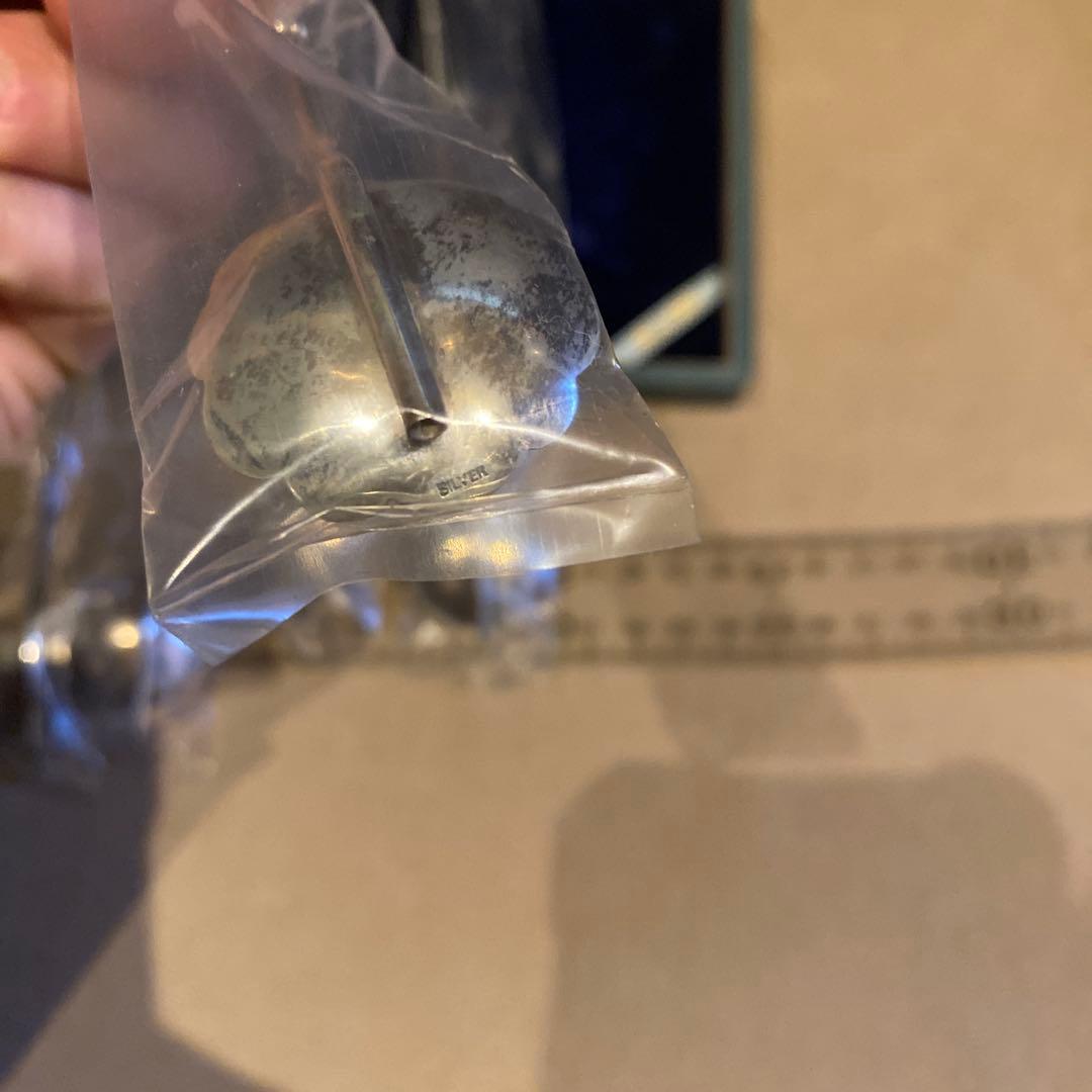 マドラー　スプーン　ストロー　silver 刻印　銀製　銀製品　銀食器