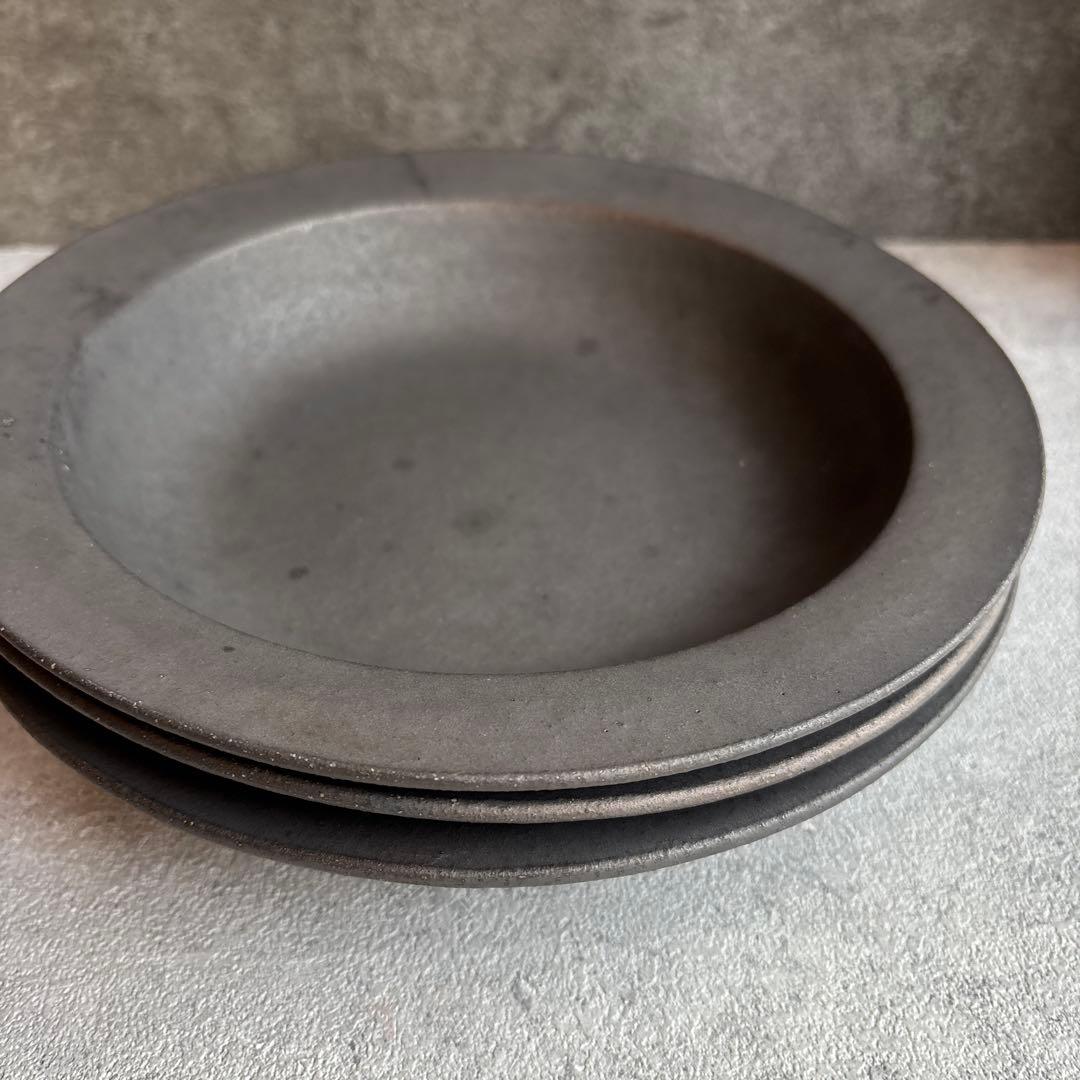 su-nao  スナオホーム リム深皿 3枚 松本圭嗣