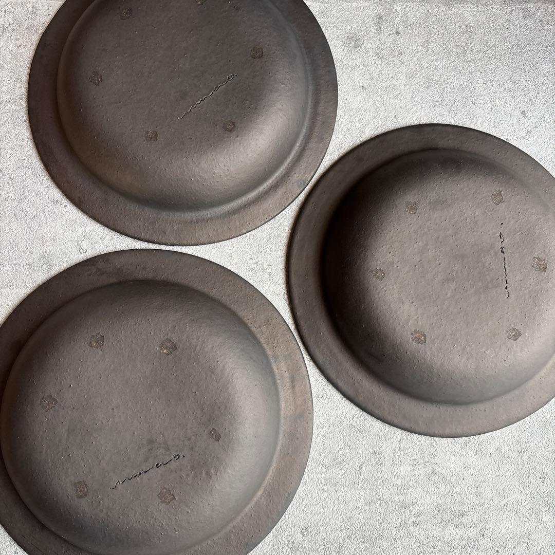 su-nao  スナオホーム リム深皿 3枚 松本圭嗣