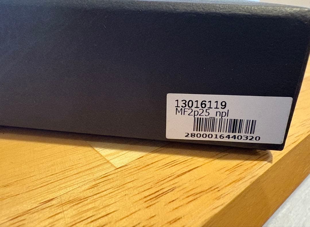 新品未使用　m+ / エムピウ ミッレフォッリエ2 P25 ナポリ