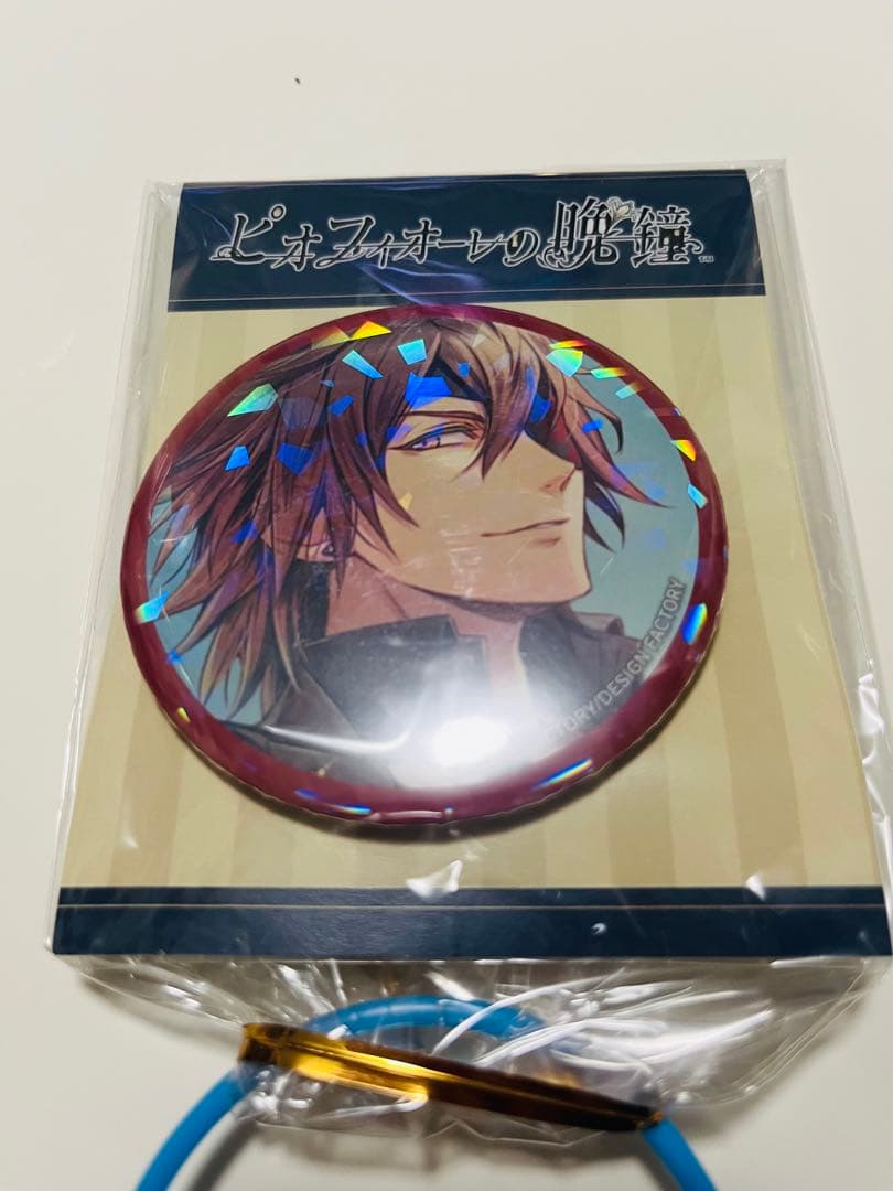 AGF ピオフィオーレの晩鐘 ギルバート ホログラム 缶バッジ 3店舗限定