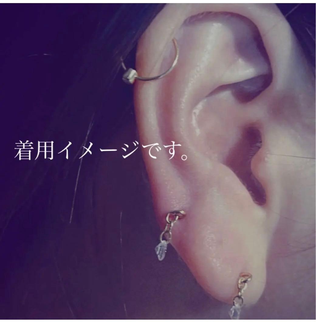 シルバー】椎名林檎 ピアス シンプル 極小ピアス 華奢4連ピアス 2コ1