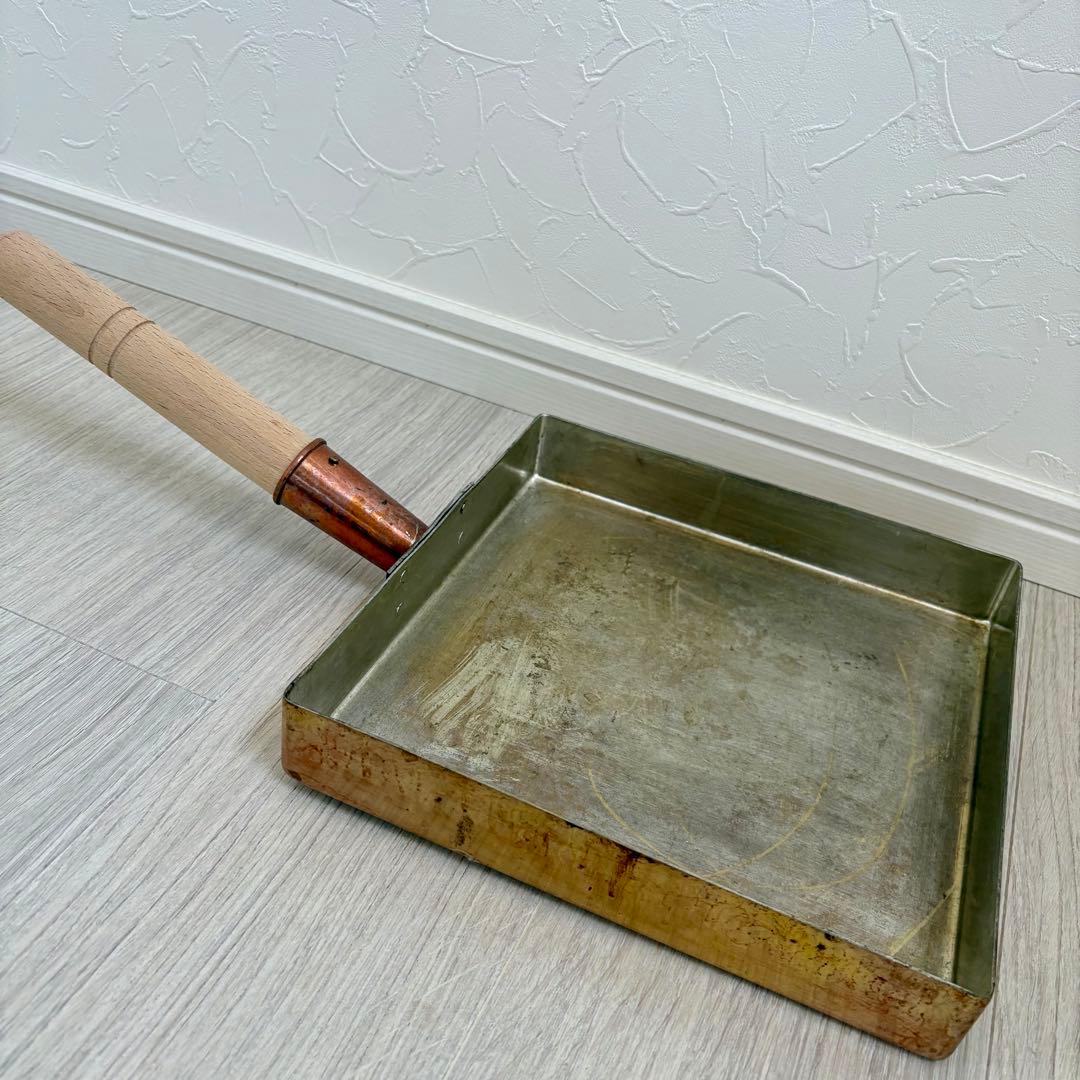 TKG遠藤商事 卵焼き 玉子焼き 関東型 銅製 24cm 家庭用 業務用 プロ