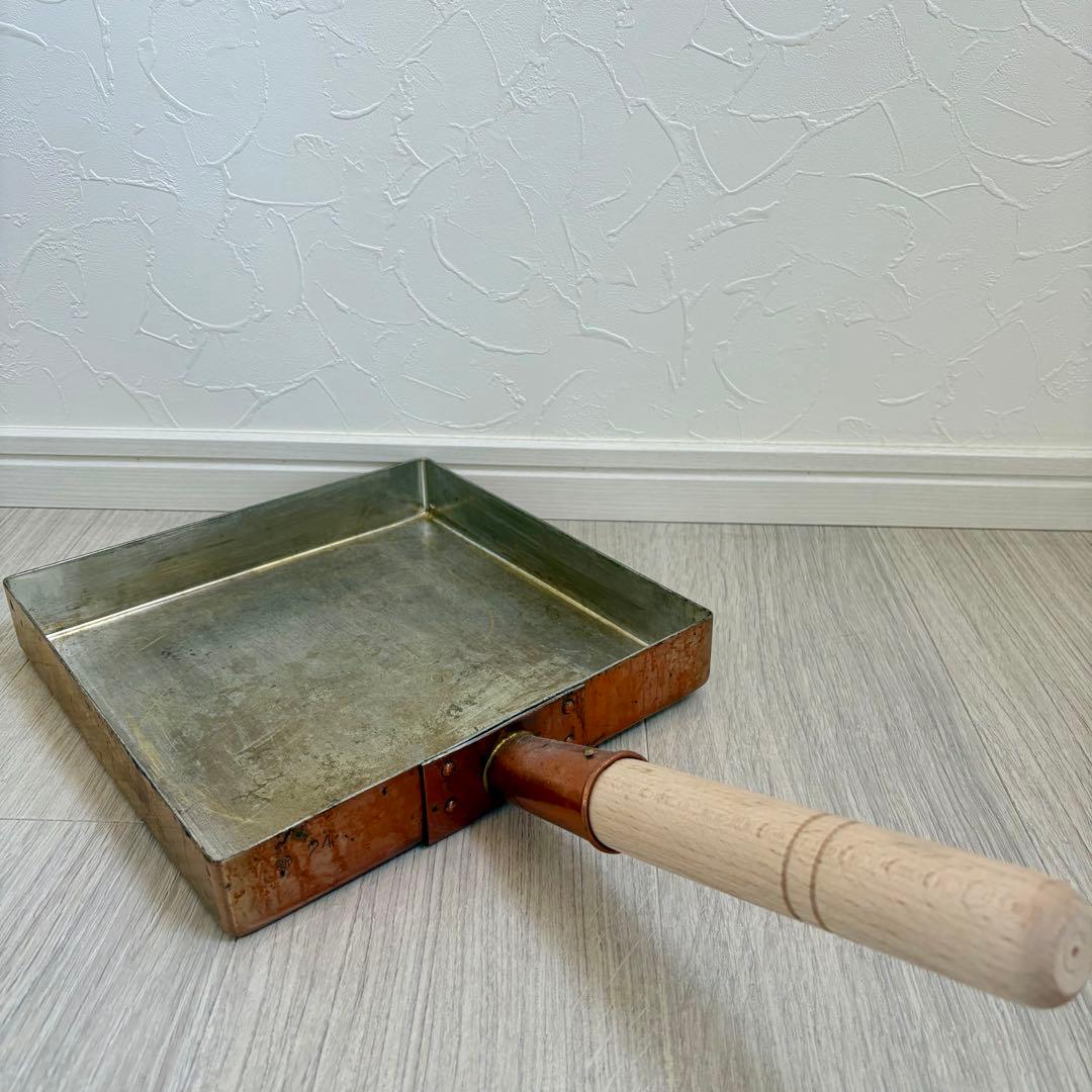 TKG遠藤商事 卵焼き 玉子焼き 関東型 銅製 24cm 家庭用 業務用 プロ