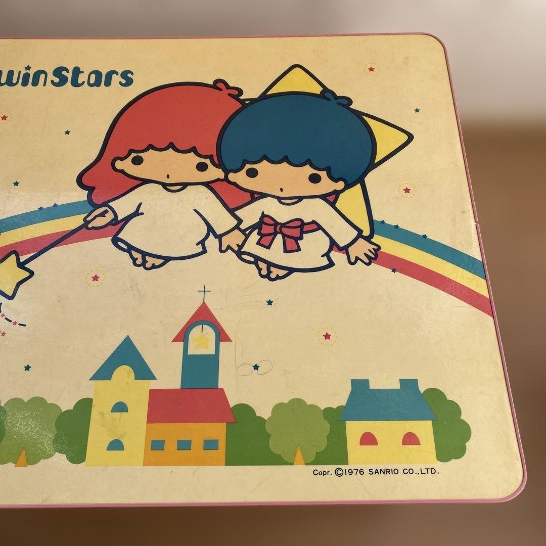 サンリオ リトルツインスターズ キキララ テーブル 昭和 50周年