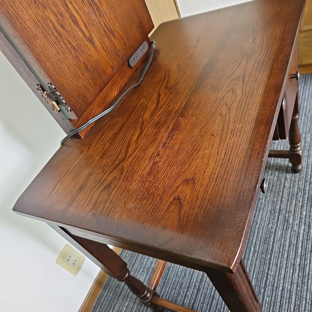 最終お値下げ！☆高級♪旭川家具 ドレッサー ☆別売りの椅子とセットです