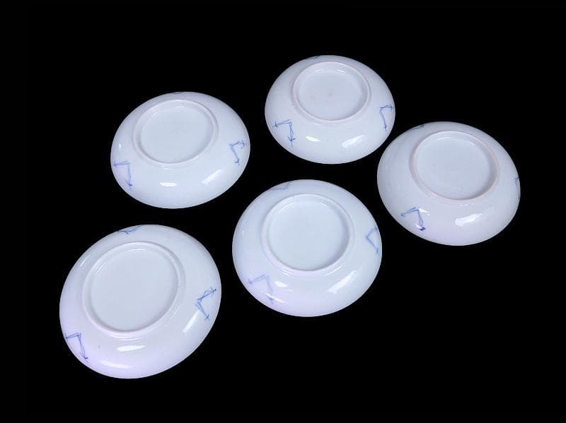 古伊万里 色絵 蝶に菊の図 4寸皿 5枚 C109AS-DAe - メルカリ