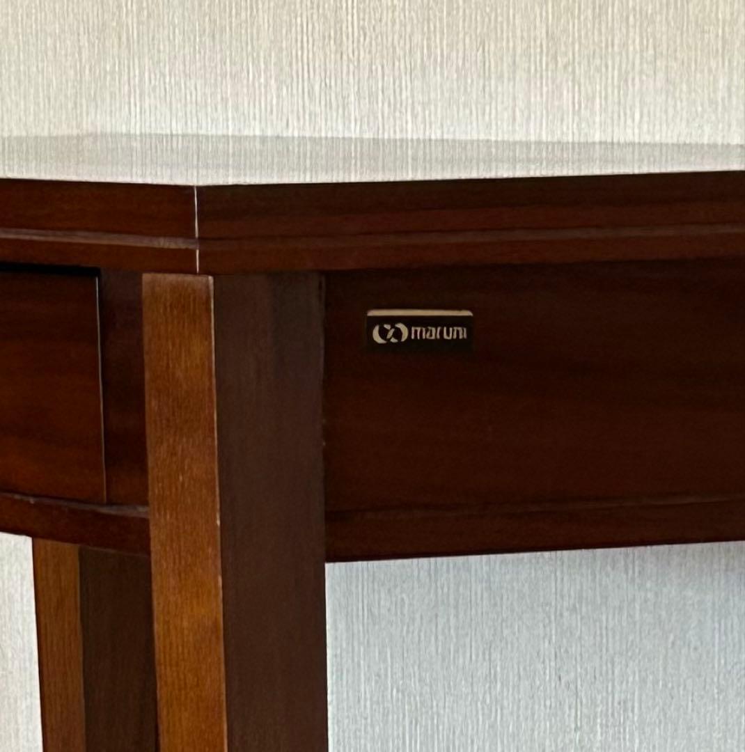 マルニ　木製 引き出し付きコンソールテーブル