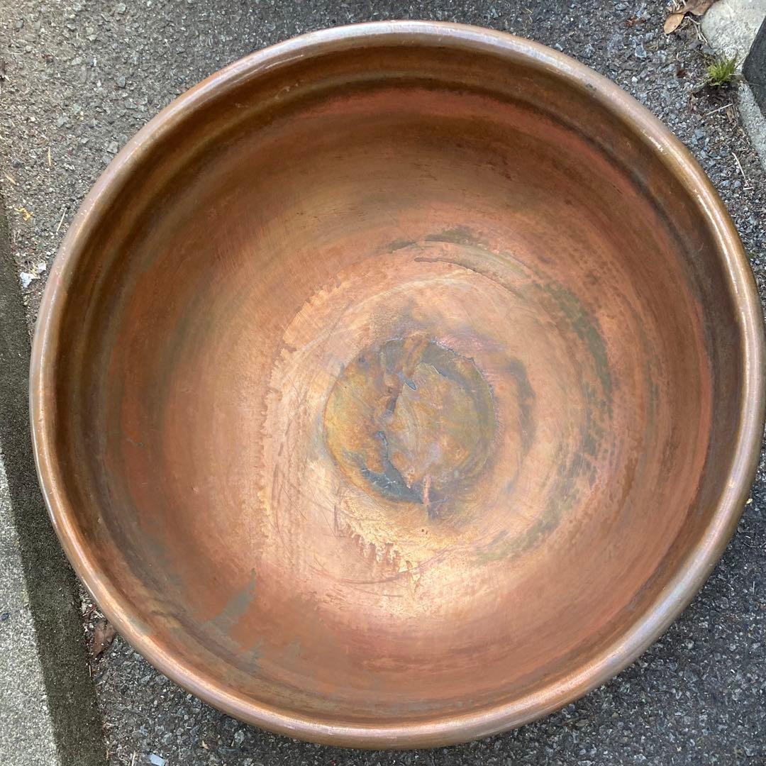 ★⭐︎業務用銅鍋 直径66cm 坊主鍋 ボーズ鍋 昭和レトロ④