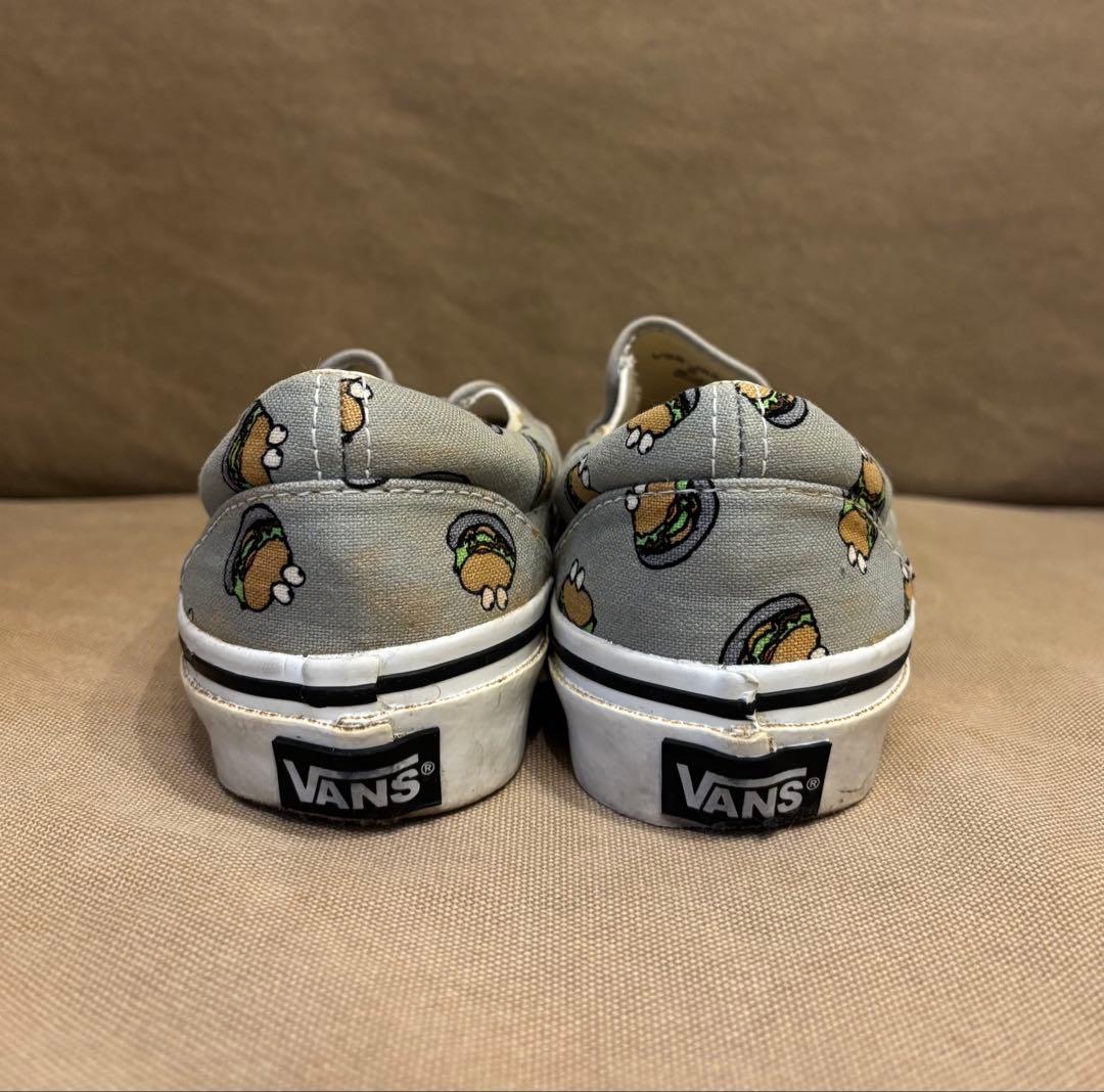 アンダーカバー UNDERCOVER VANS 名作 ハンバーガー柄 スリッポン