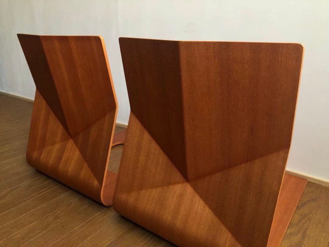 天童木工 プライウッド 座椅子 2脚セット 民芸 ジャパニーズモダン 古民家