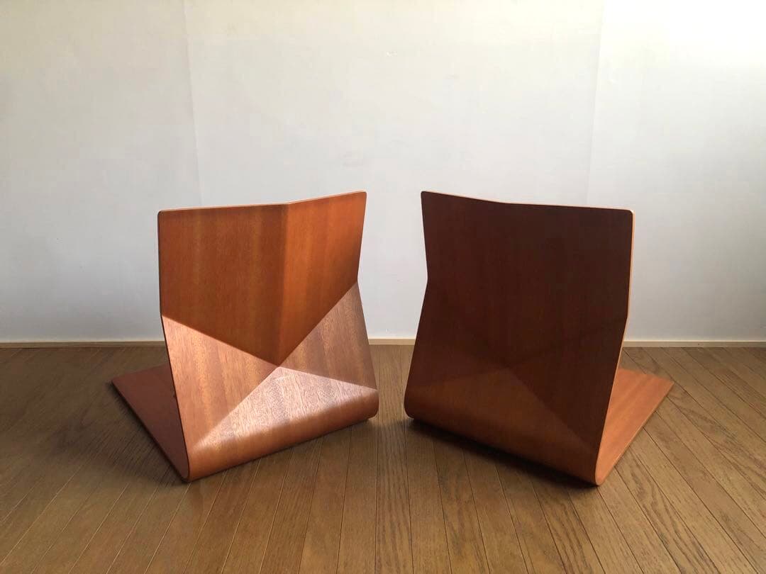 天童木工 プライウッド 座椅子 2脚セット 民芸 ジャパニーズモダン 古民家