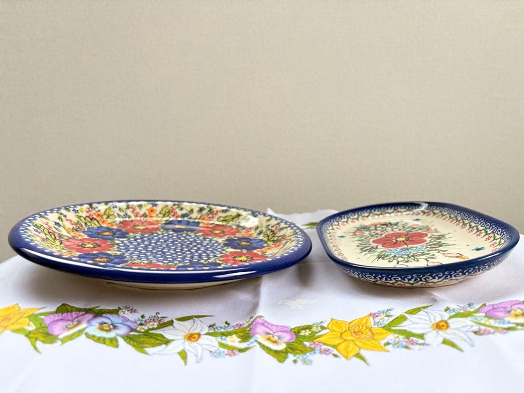 ポーリッシュポタリー ポーランド食器 大皿 オーバル皿 セット