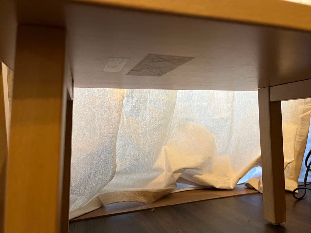 IKEA木製テーブル 3点セット