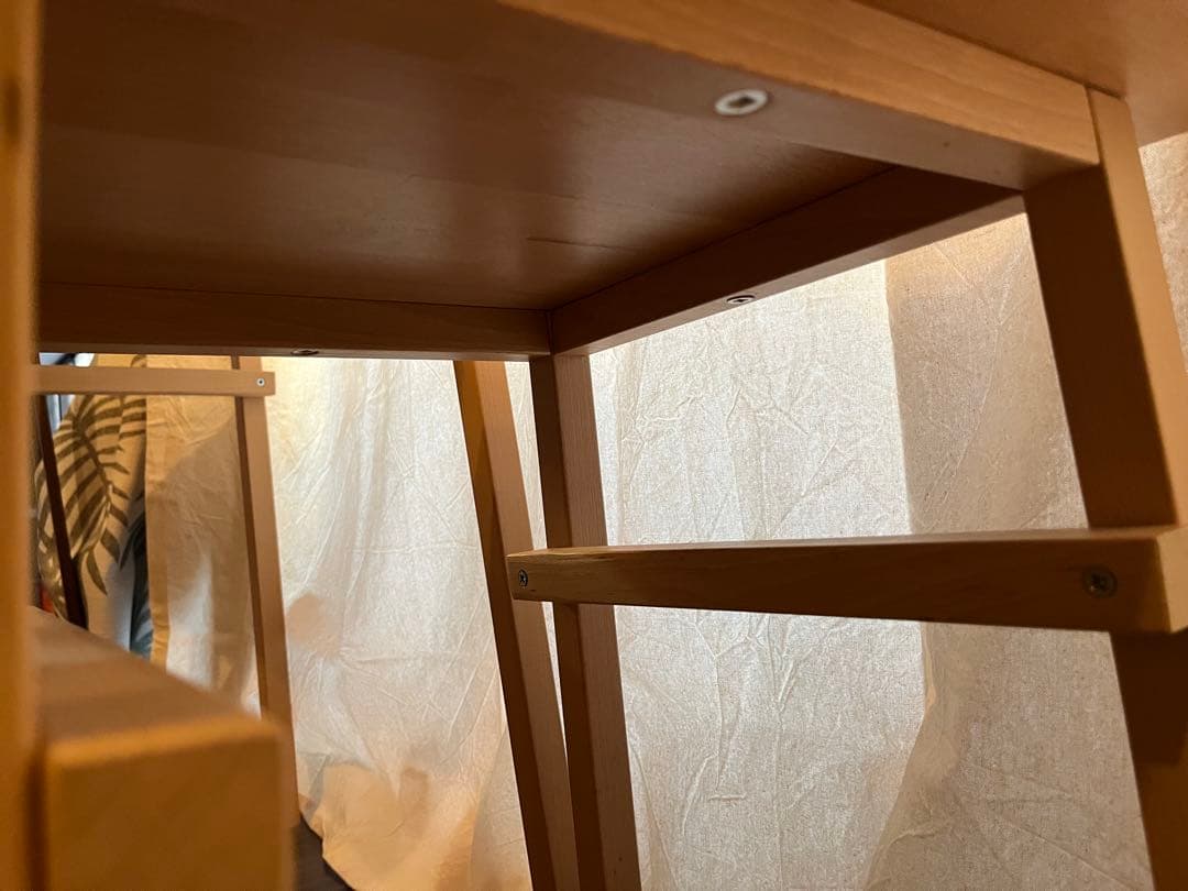 IKEA木製テーブル 3点セット