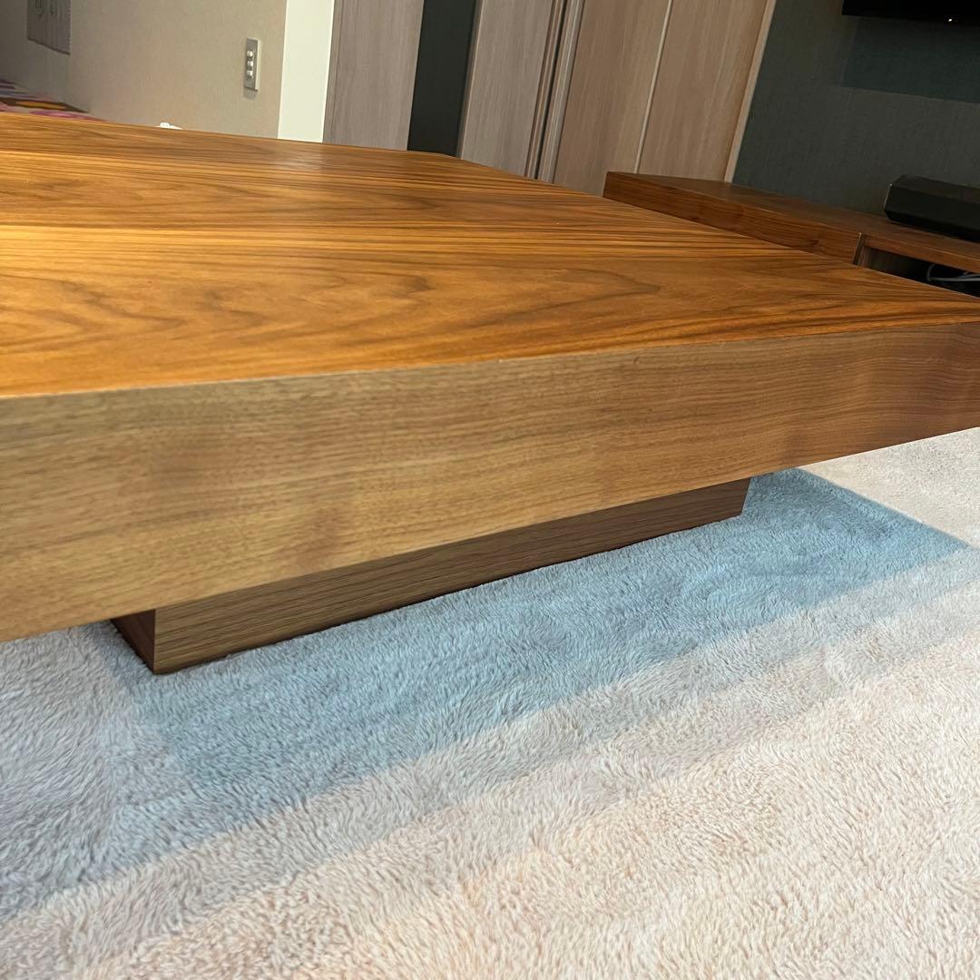 ローテーブル 木製 テーブル ウォルナット インテリア