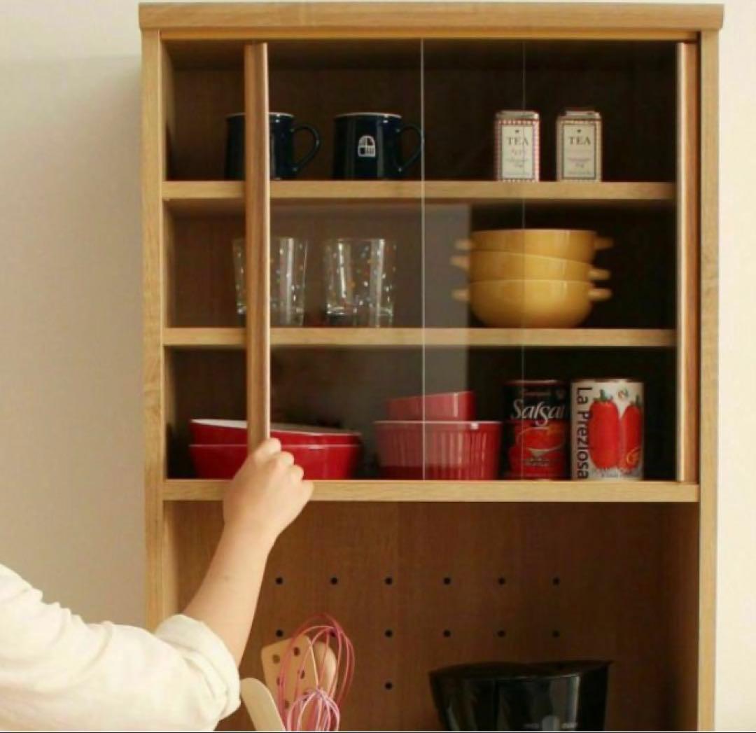 組立家具 白井産業 食器棚 カップボード ナチュラル家具 キッチン収納