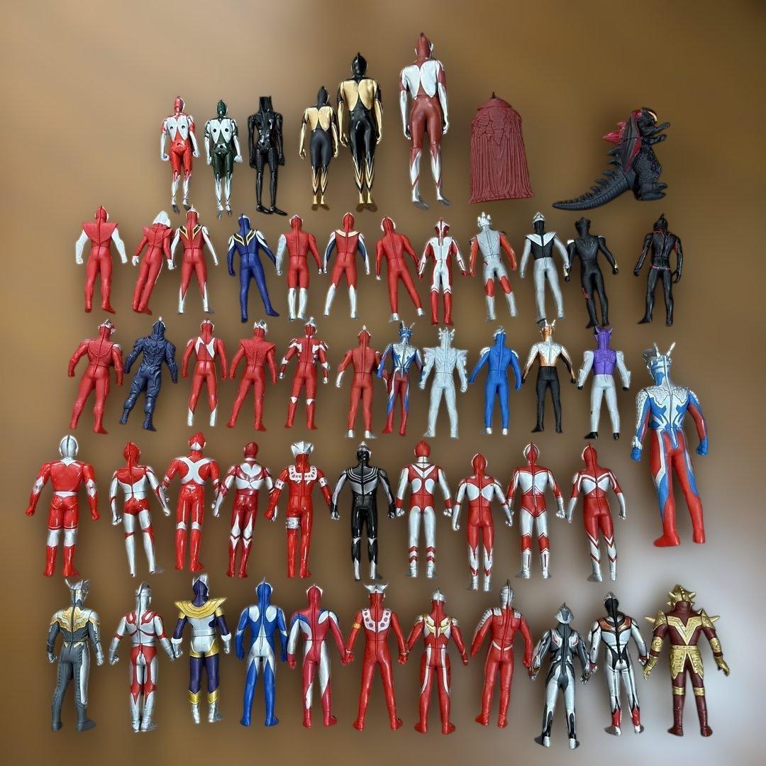 ウルトラマン　フィギュア　ソフビ　セット　まとめ　53個
