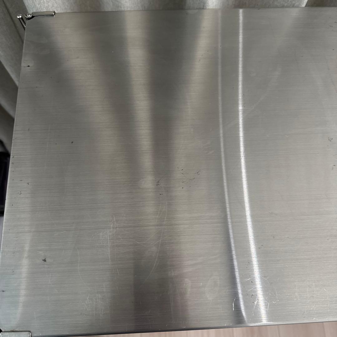 無印良品　ステンレスユニットシェルフ・ステンレス棚セット・ワイド