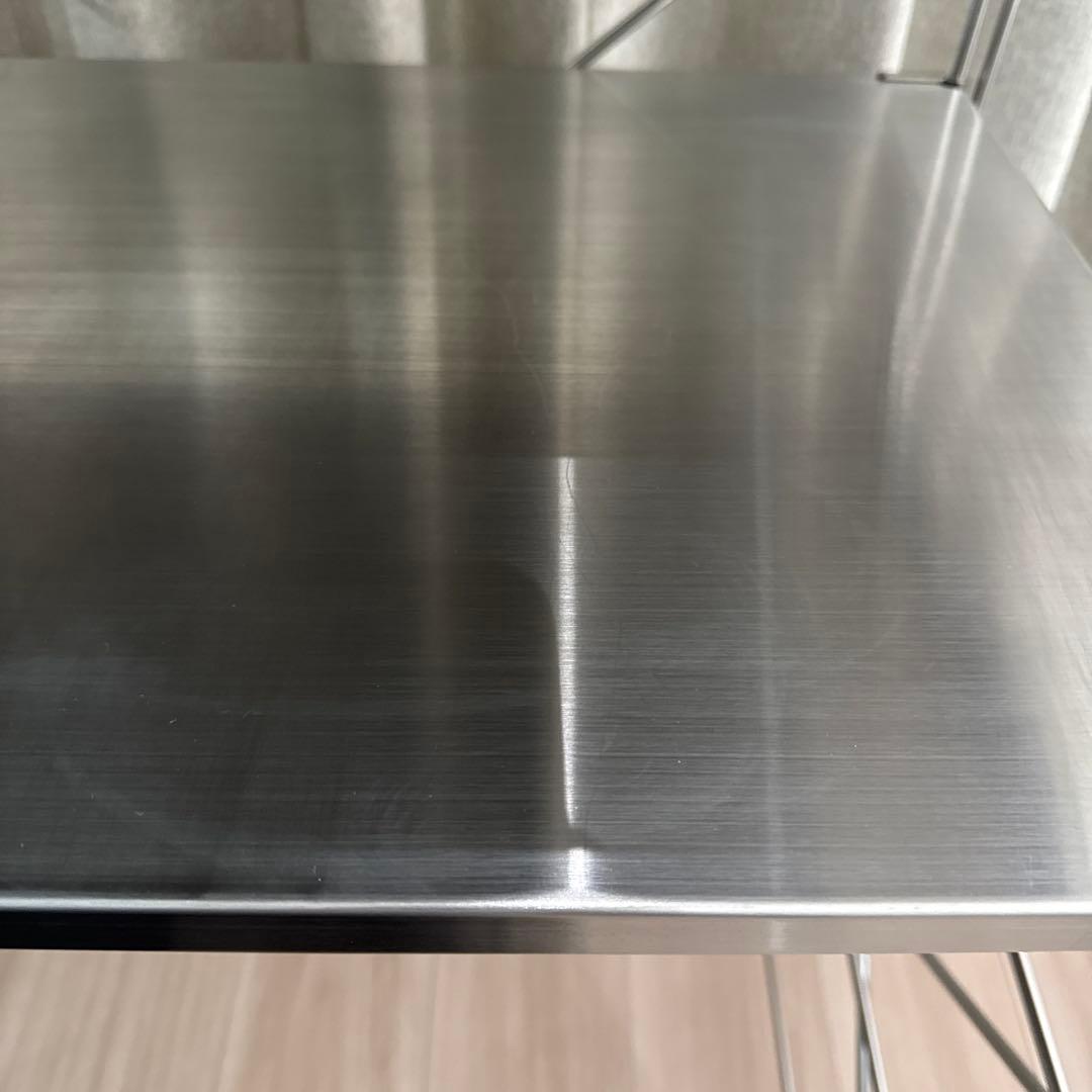 無印良品　ステンレスユニットシェルフ・ステンレス棚セット・ワイド