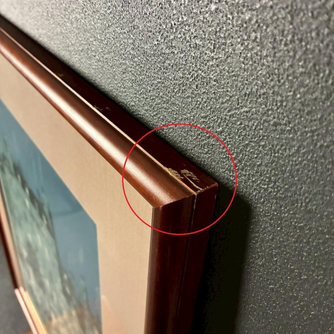 ミッシェル・ドラクロワ「グランドホテル」リトグラフ 大作 直筆サイン入 人気作家