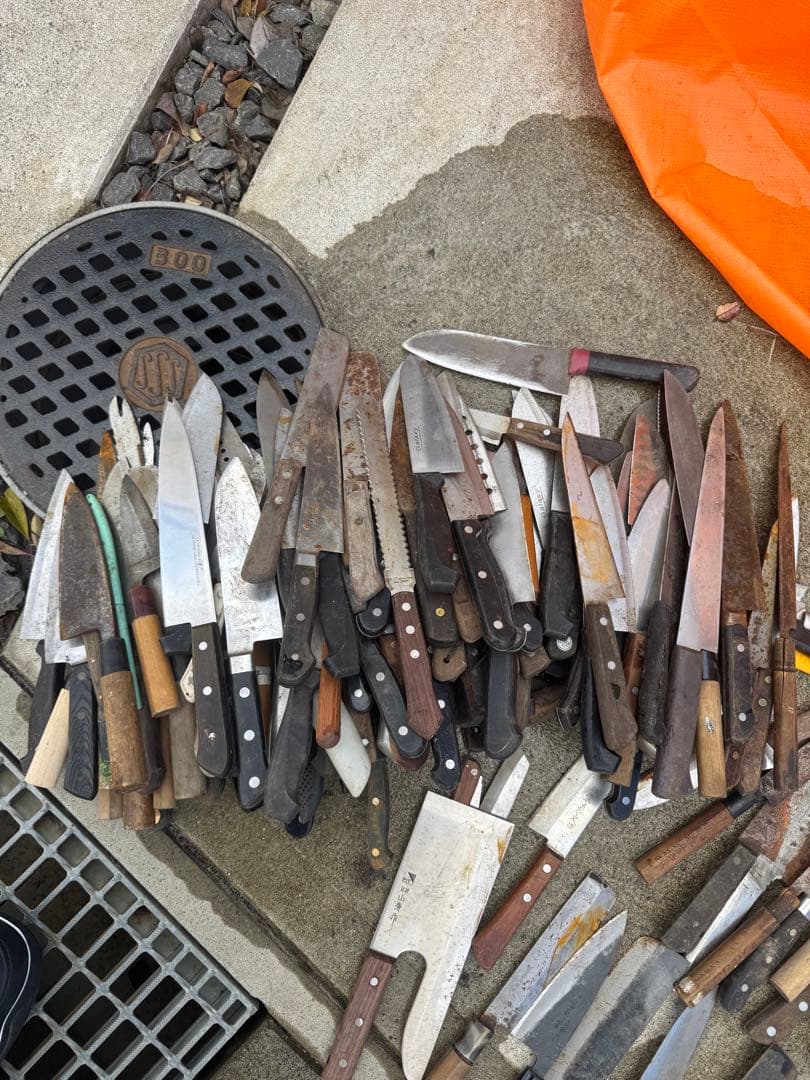 多数包丁セットいろいろ /和包丁/ステンレス約15kg