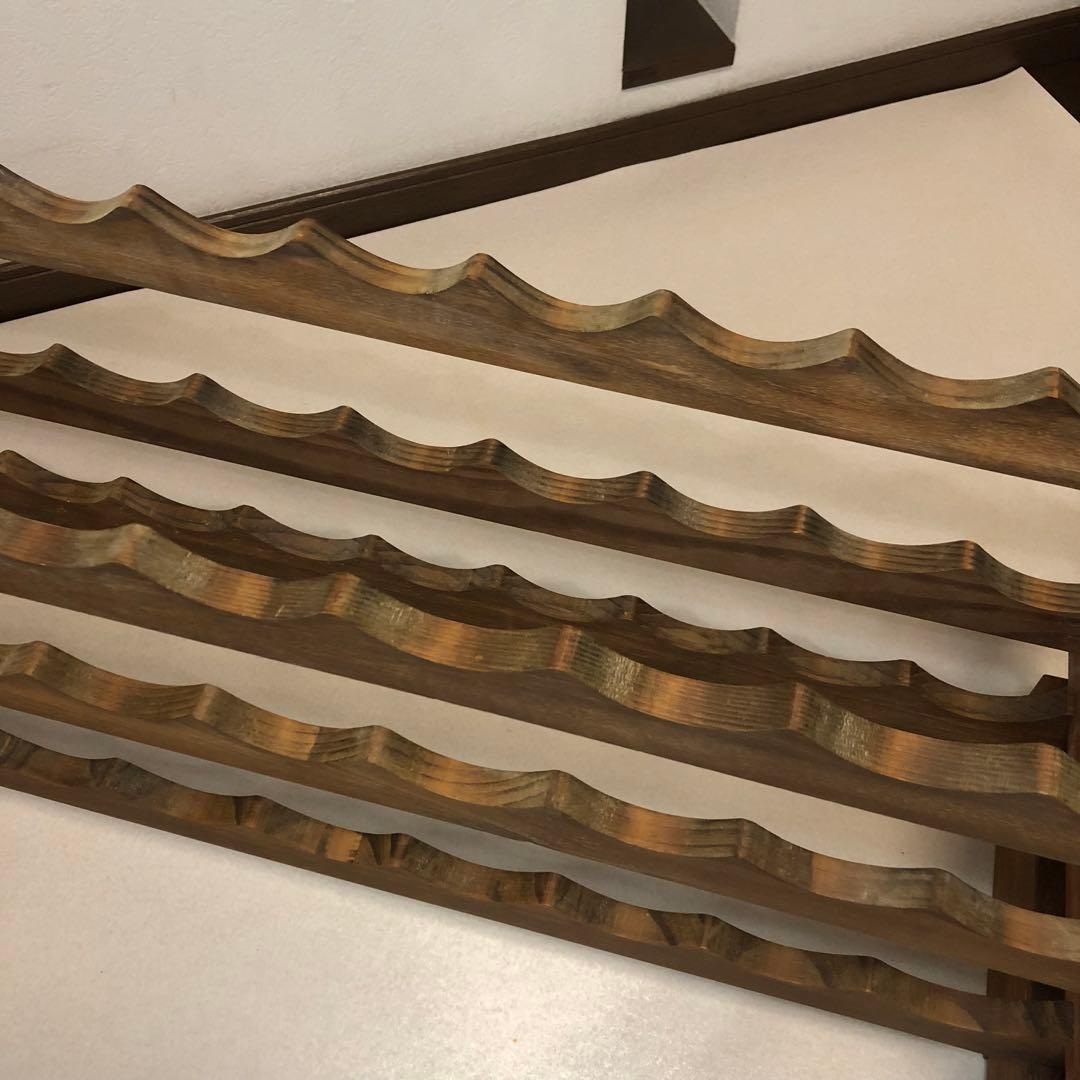 機能良 木製 ワインラックキット 12ボトル用 3段 送料無料