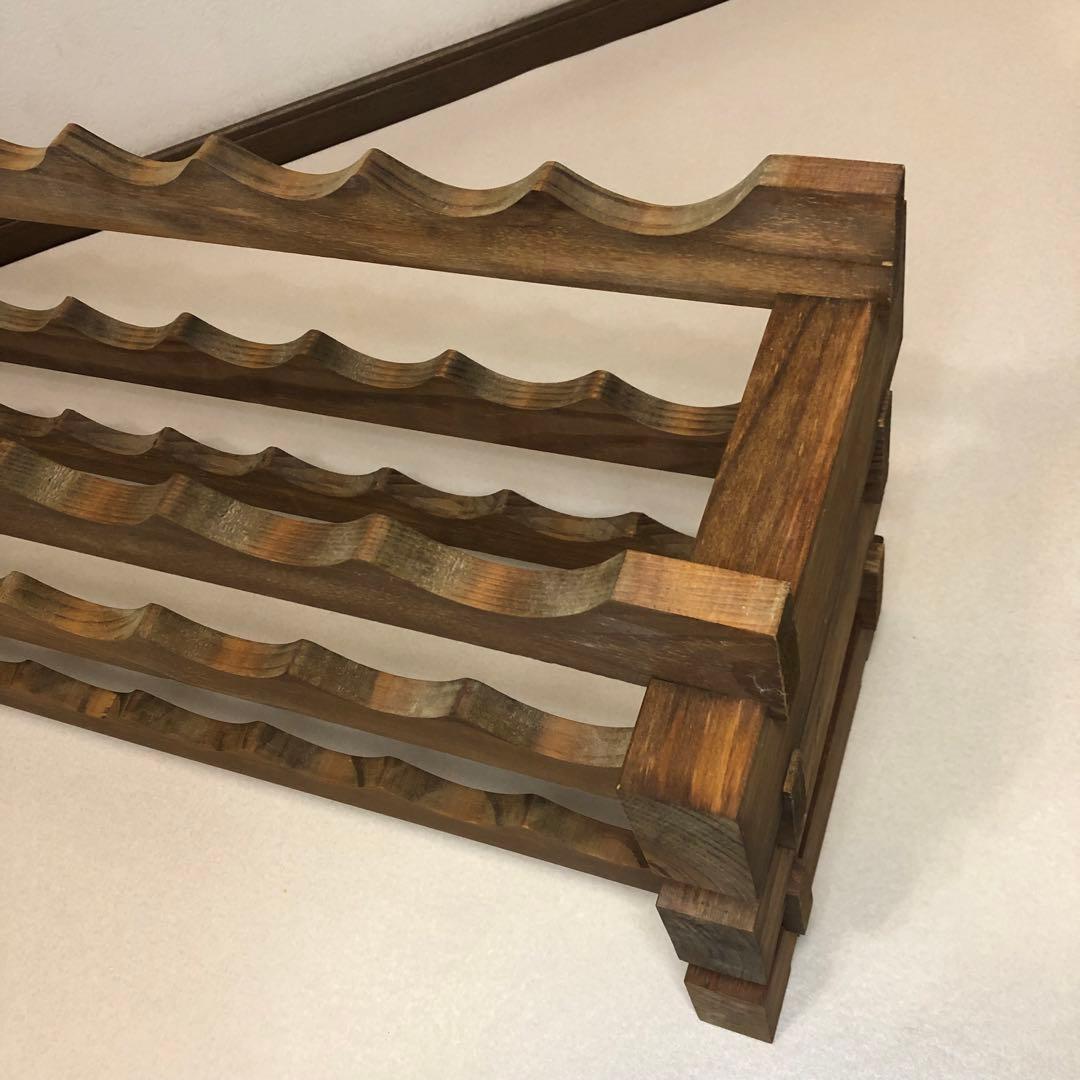 機能良 木製 ワインラックキット 12ボトル用 3段 送料無料