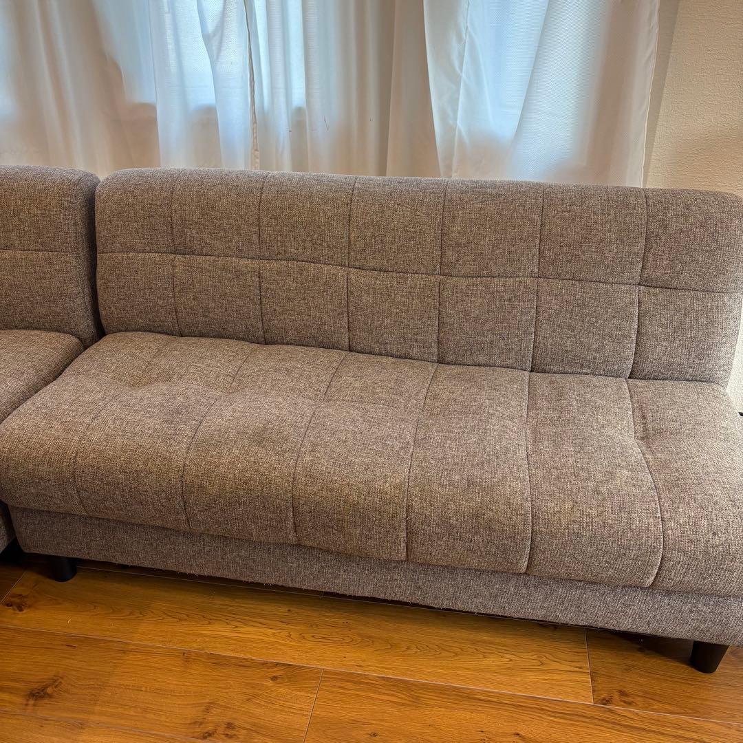 【ソファ①】ニトリ ソファ L字ソファ カウチソファ 収納