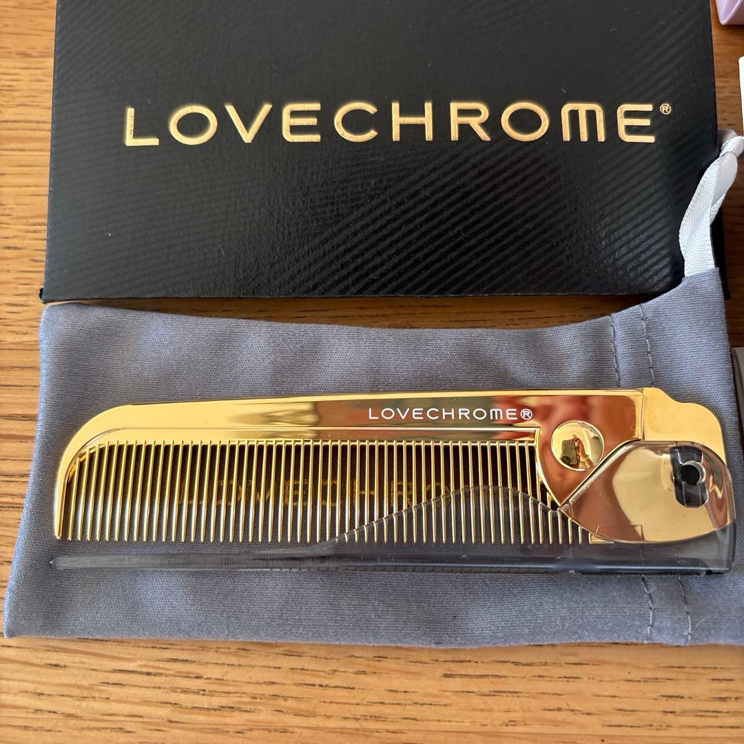 lovechrome K24GPバングスコーム ゴールド 折りたたみ