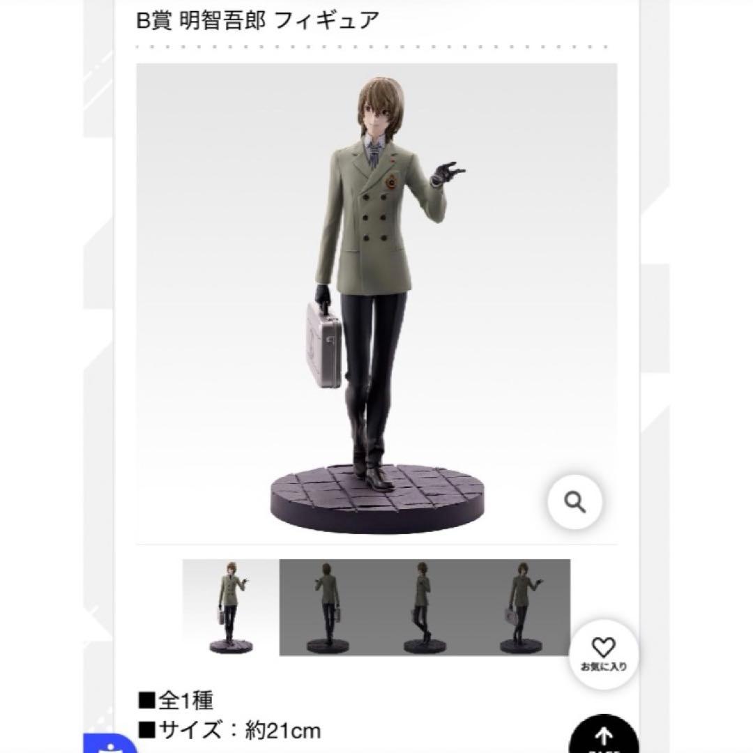 現物あり B賞 明智吾郎 フィギュア ペルソナ5 ザ・ロイヤル P5R 一番