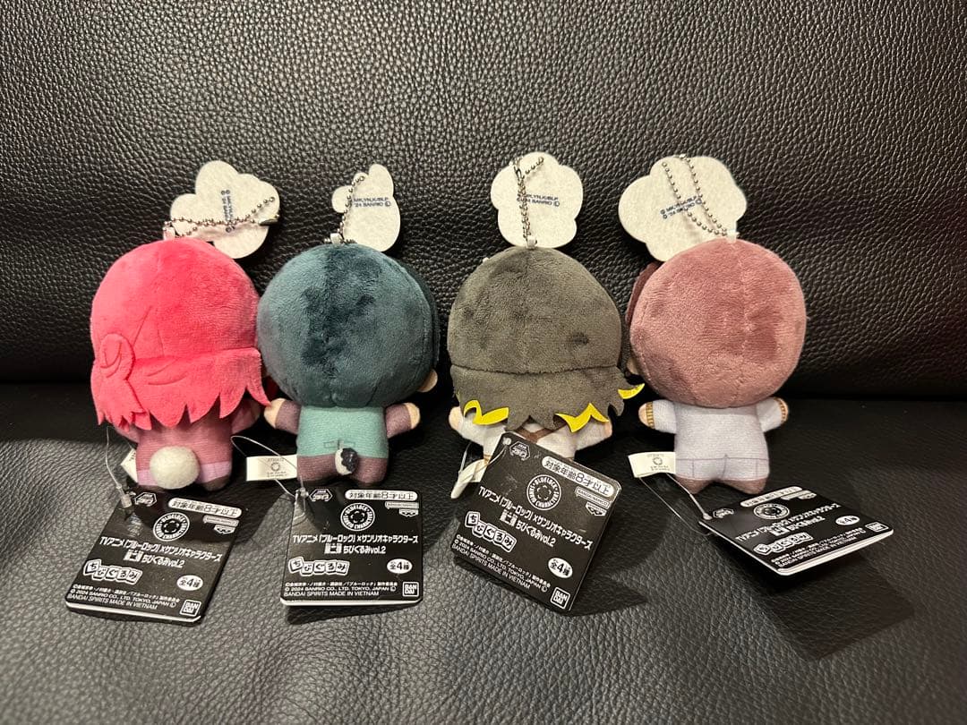 ブルーロックxサンリオ ちびぐるみ vol.2 千切豹馬 蜂楽廻 糸師凛 糸師