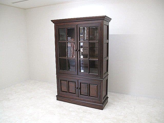 【展示品】松本民芸家具 ミズメザクラ無垢材 E型書棚　約79万円 　本棚/飾り棚