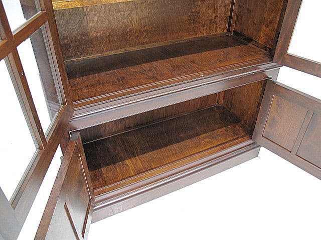 【展示品】松本民芸家具 ミズメザクラ無垢材 E型書棚　約79万円 　本棚/飾り棚