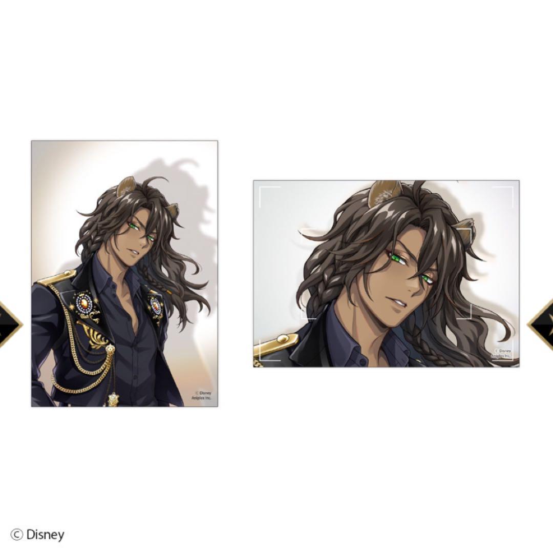 ツイステ ポップアップ レオナ ブレイジングジュエル 缶バッジ カード