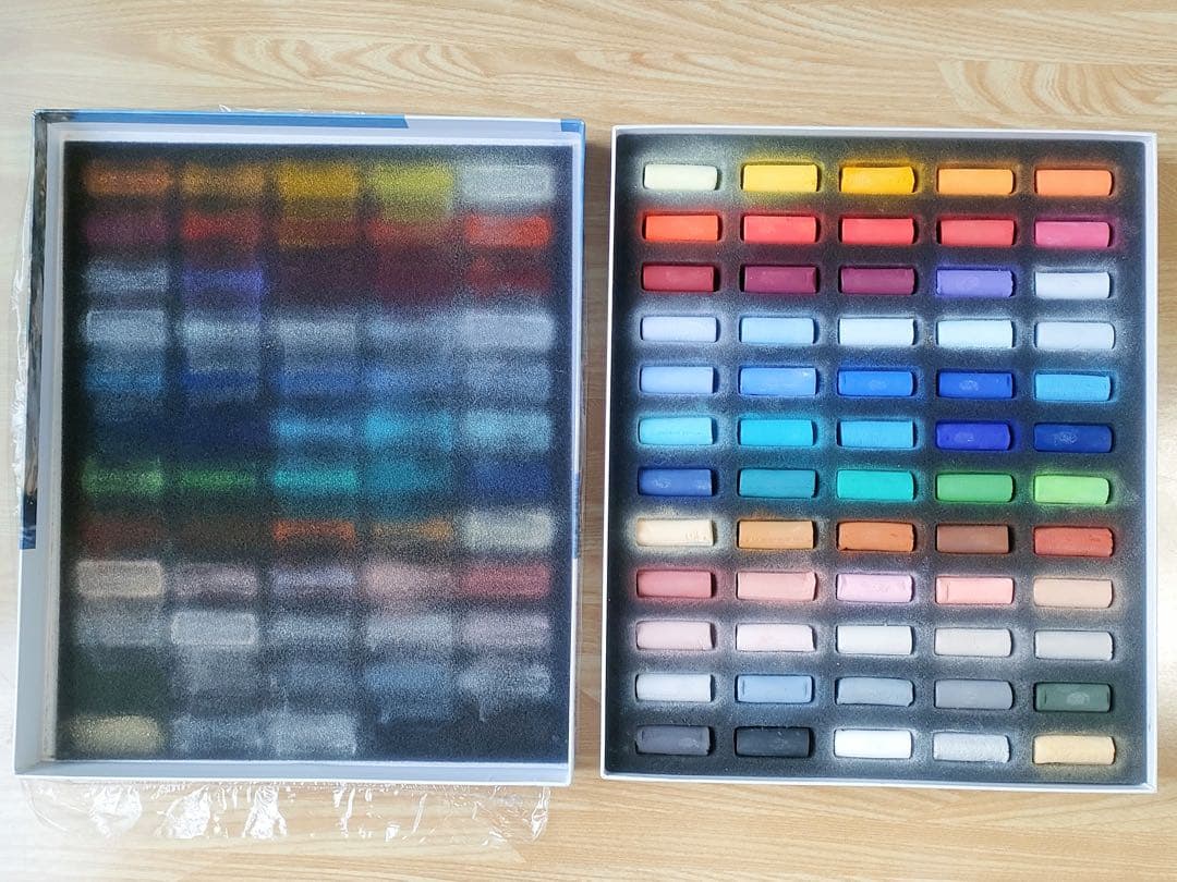 シュミンケ ソフトパステル ハーフスティック 60色 セット - メルカリ