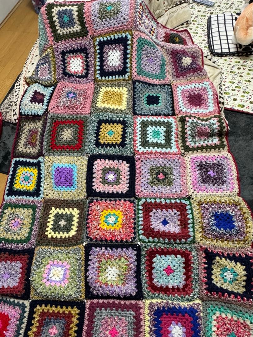 かぎ針編みこたつカバー