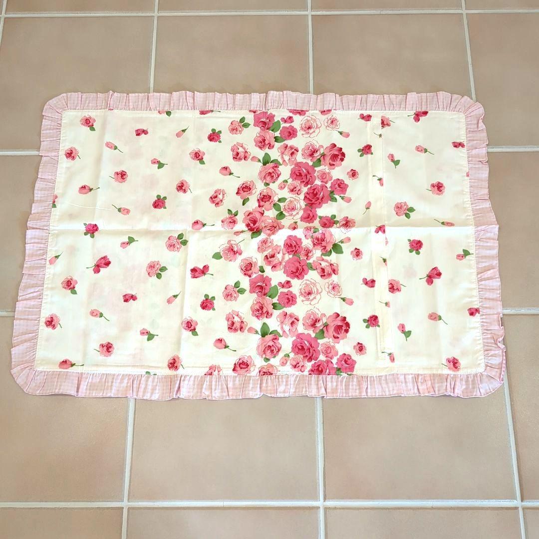 ローズ柄　布団カバー4点セット