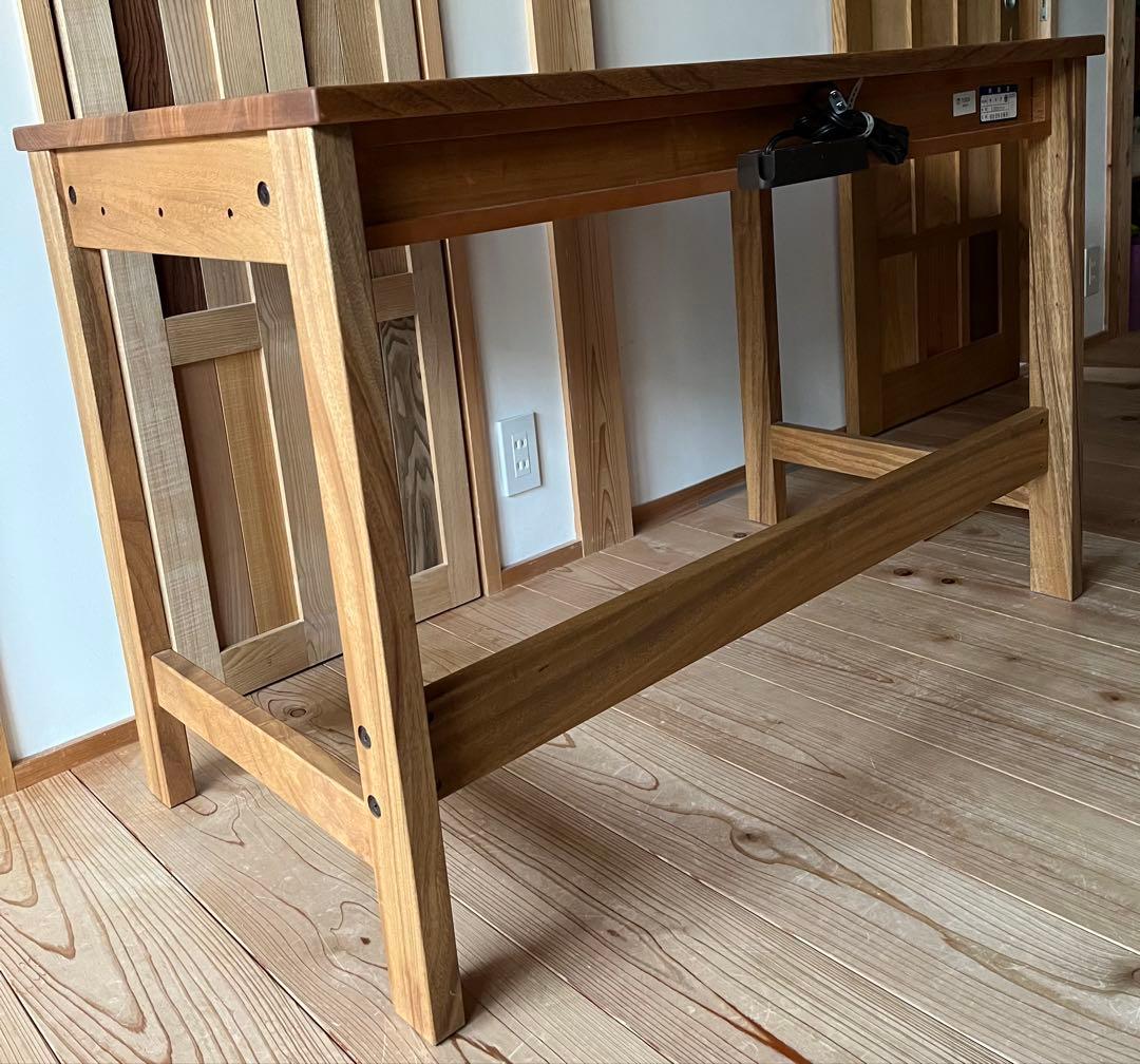 k*n様 楠 天然無垢 デスク リボス社塗装 橋詰家具製 ラスク 110cm 国