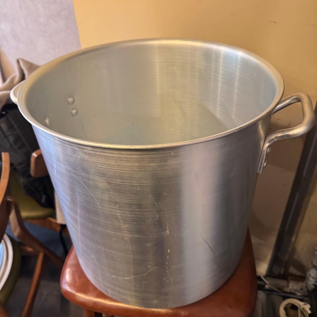 【寸胴鍋✨】TKG アルミニウム寸胴鍋36ℓ 蓋付き