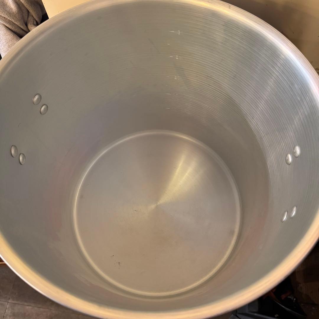 【寸胴鍋✨】TKG アルミニウム寸胴鍋36ℓ 蓋付き