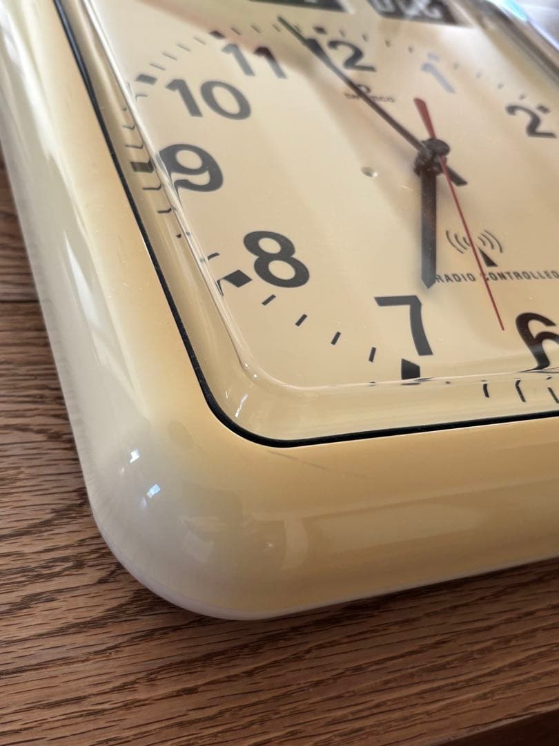 【ジャンク】TWEMCO トゥエンコ RCシリーズ　自動受信 掛時計 電波機能